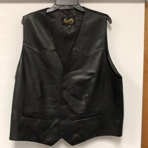 Scully Western Leather Vest